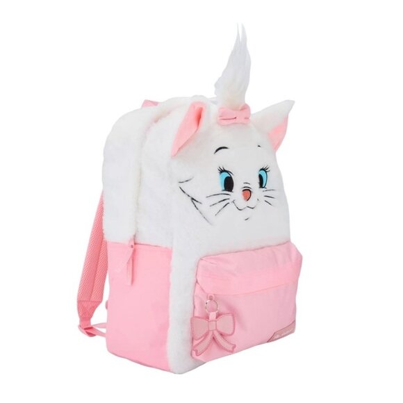 Disney The Aristocats Marie Figural Fuzzy Backpack NEW - Picture 1 of 6